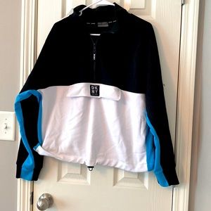 DKNY Black/Blue/White Pullover